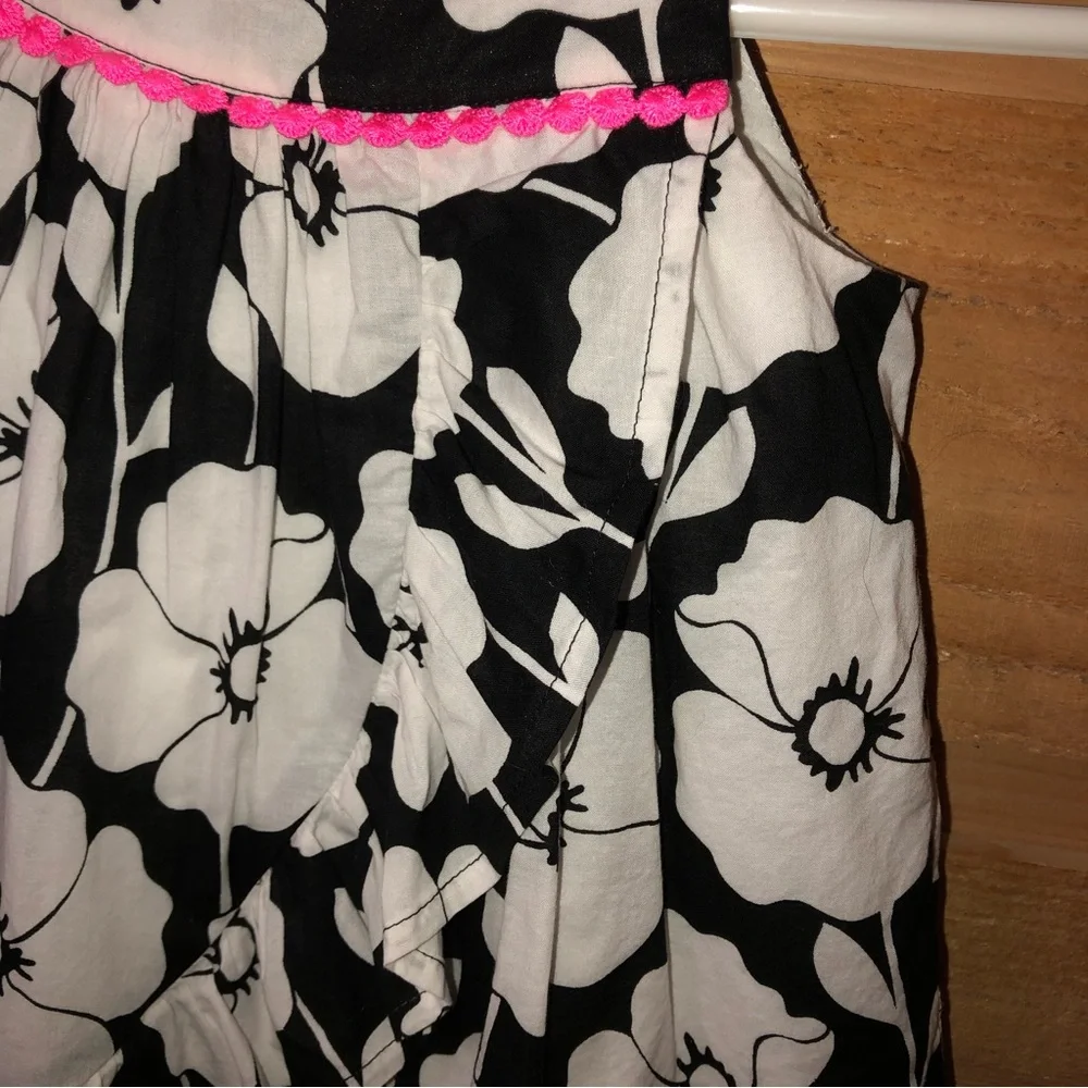 Black /white/pink Hawaiian print sundress size 12-18 Months The Children’s Place - Picture 4 of 10